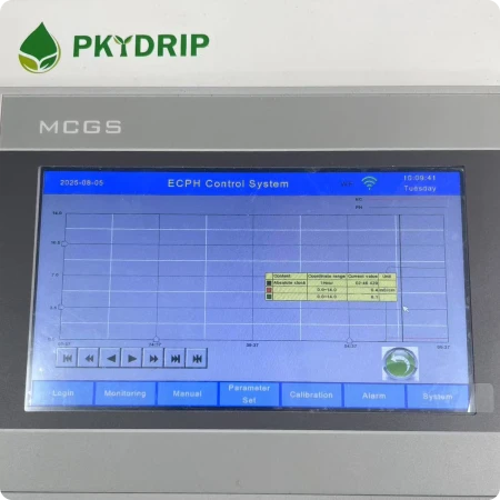 PKYDrip fertigation controller and EC pH control panel